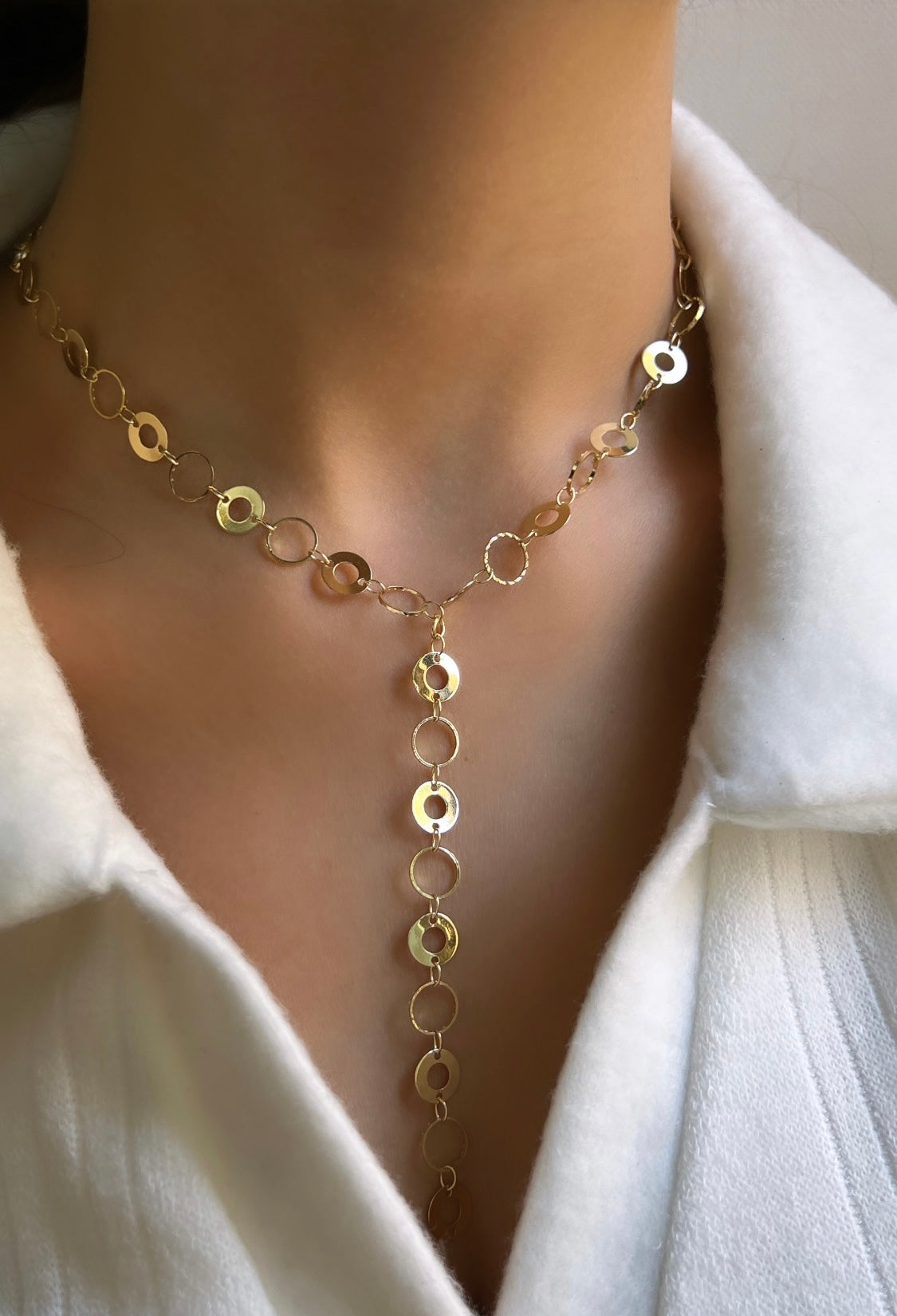 The Y circles Necklace