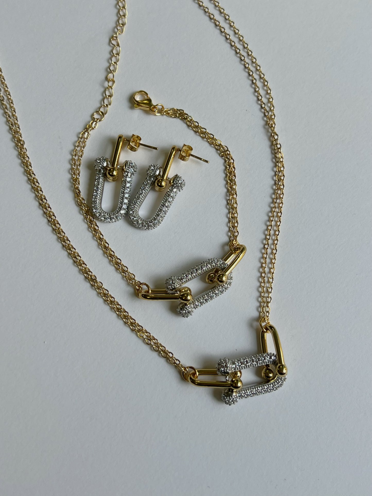 Diamond Tiffany Set {Necklace,Bracelet,Earrings}