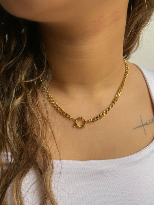 Groumette lock necklace