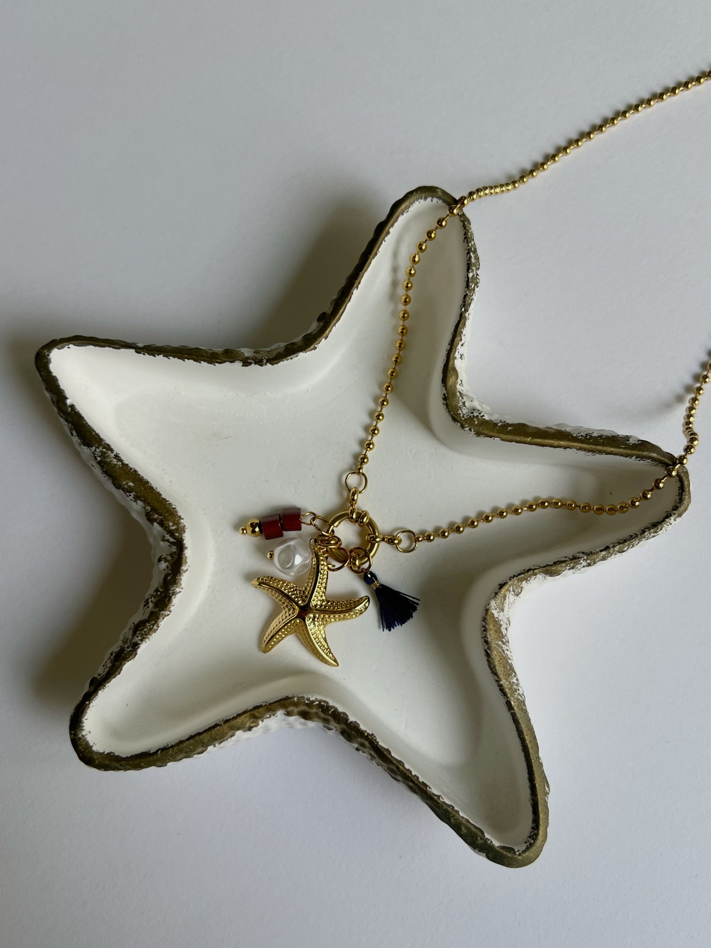 Tassel Starfish Necklace