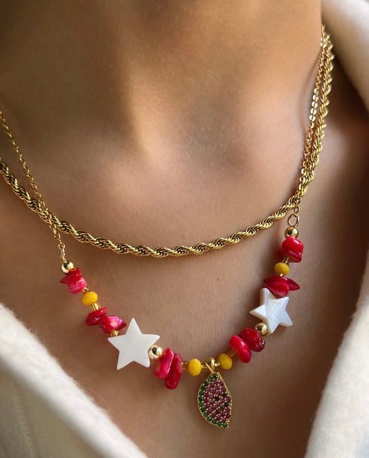Watermelon crush necklace