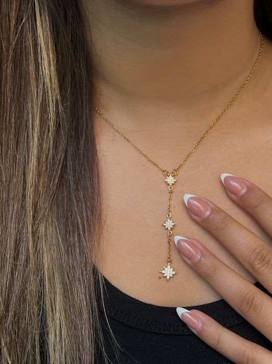 Mini Y Starburst Necklace