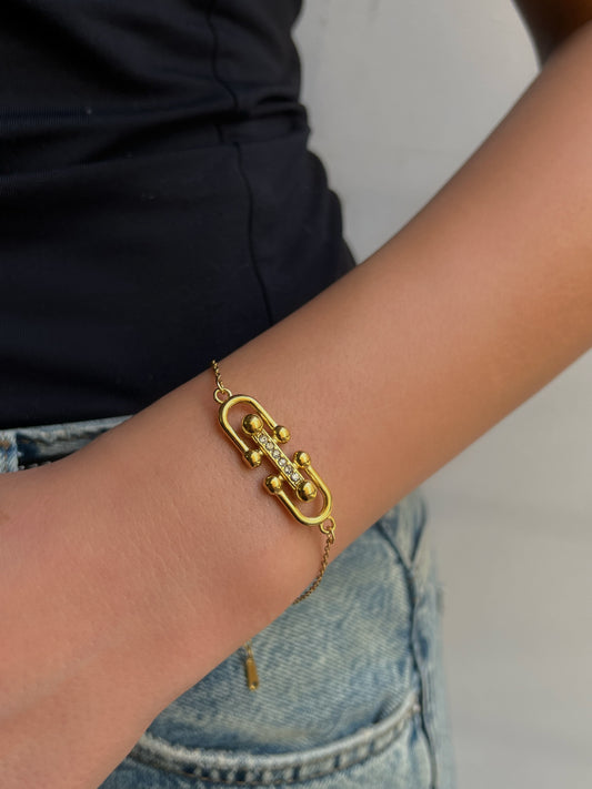 Diamond Pin Bracelet