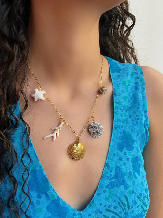 Shells chunky necklace