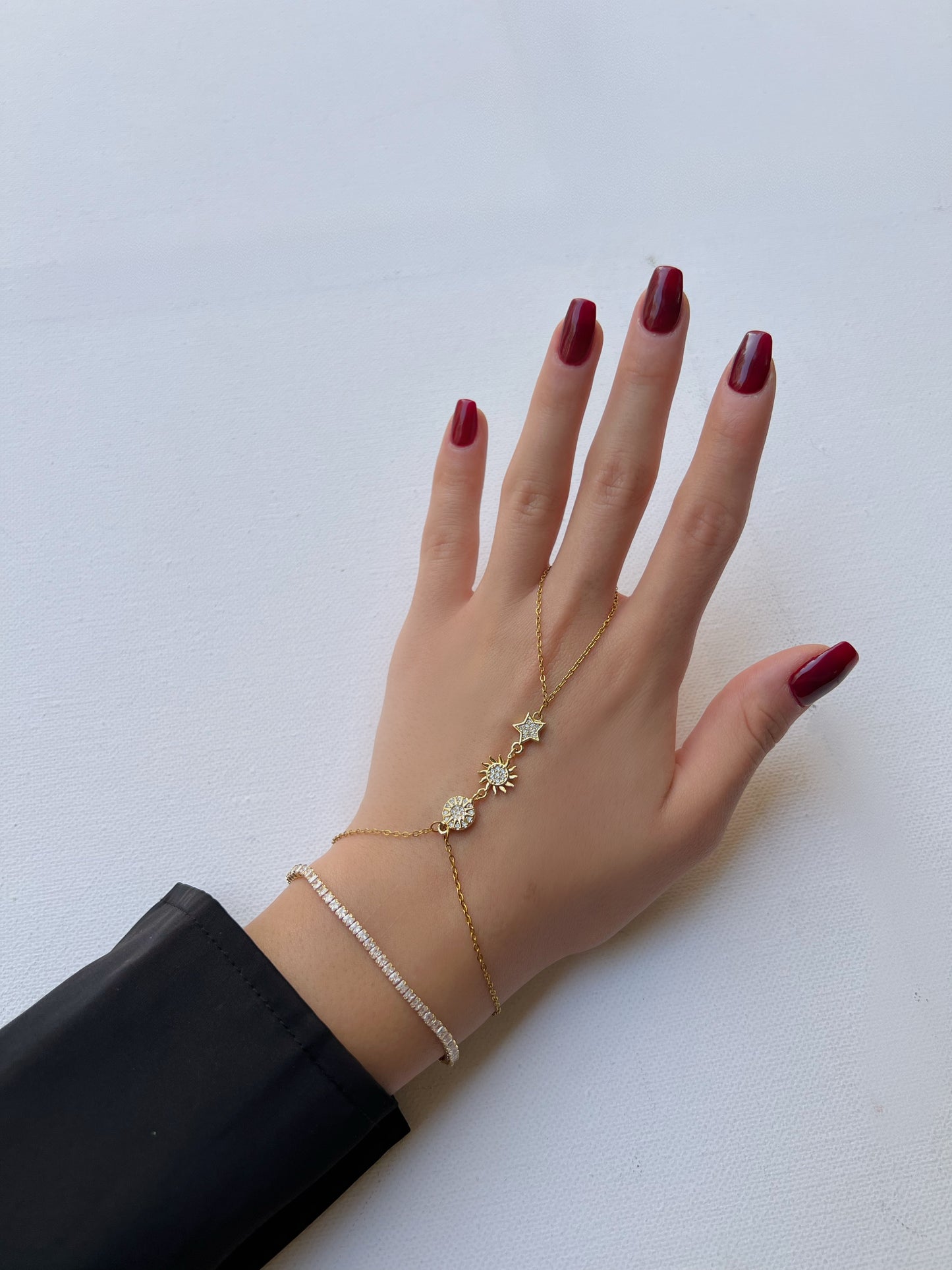 Stars & Moon Handchain